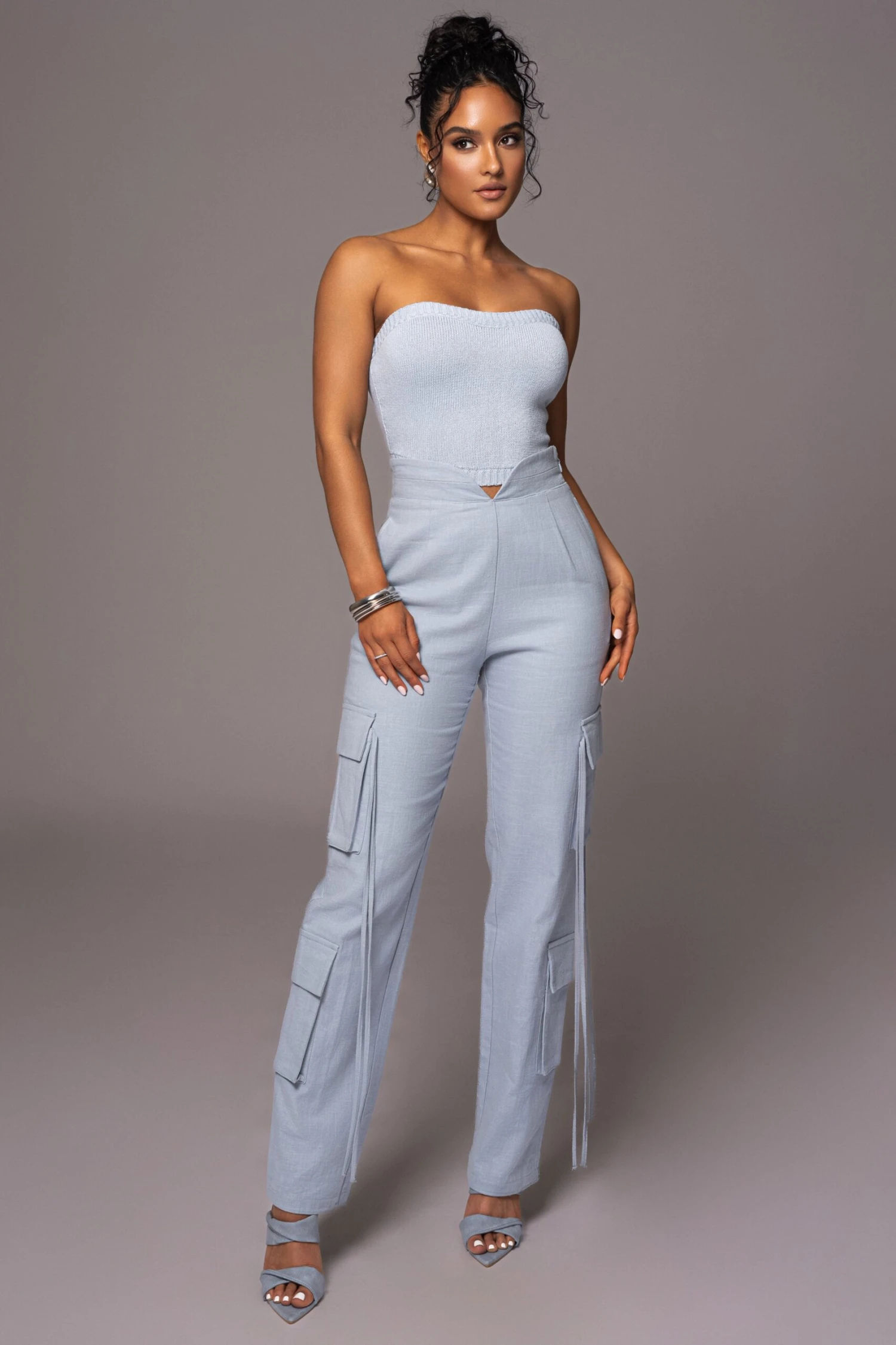 Blue Better Half Linen Utility Pants 1 Blue Better Half Linen Utility Pants