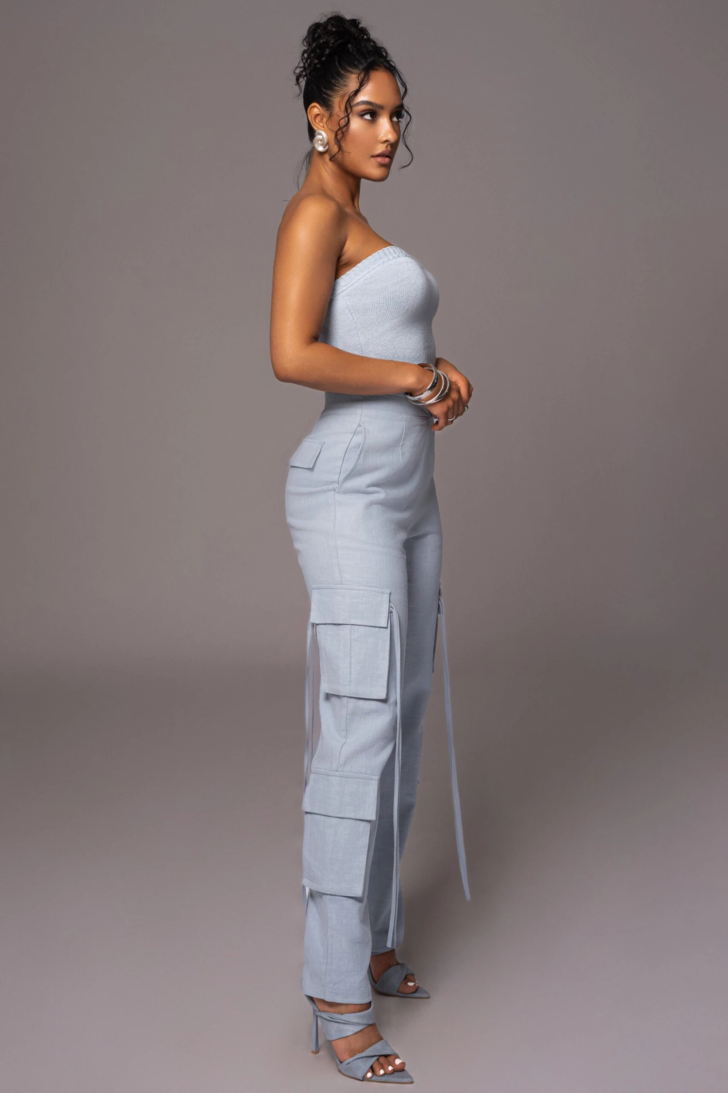 Blue Better Half Linen Utility Pants 5 Blue Better Half Linen Utility Pants - Image 5