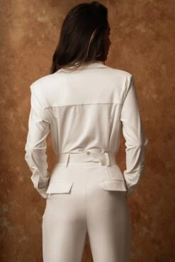 Ivory Jaxson Button Up -Jluxlabel Sale Store PRODUCT MAY182022 165