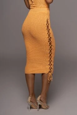Peach Second Chances Skirt -Jluxlabel Sale Store PRODUCT MAY202022 SUMMER2 92