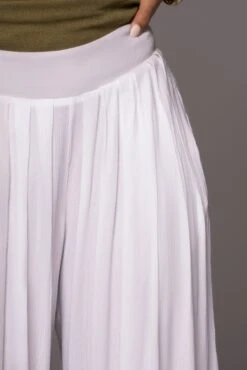 White After Sunset Pleated Pants -Jluxlabel Sale Store PRODUCT MAY232023 JUNEDROP1 185