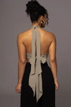 Light Olive No Promises Halter Top -Jluxlabel Sale Store PRODUCT MAY232023 JUNEDROP1 90