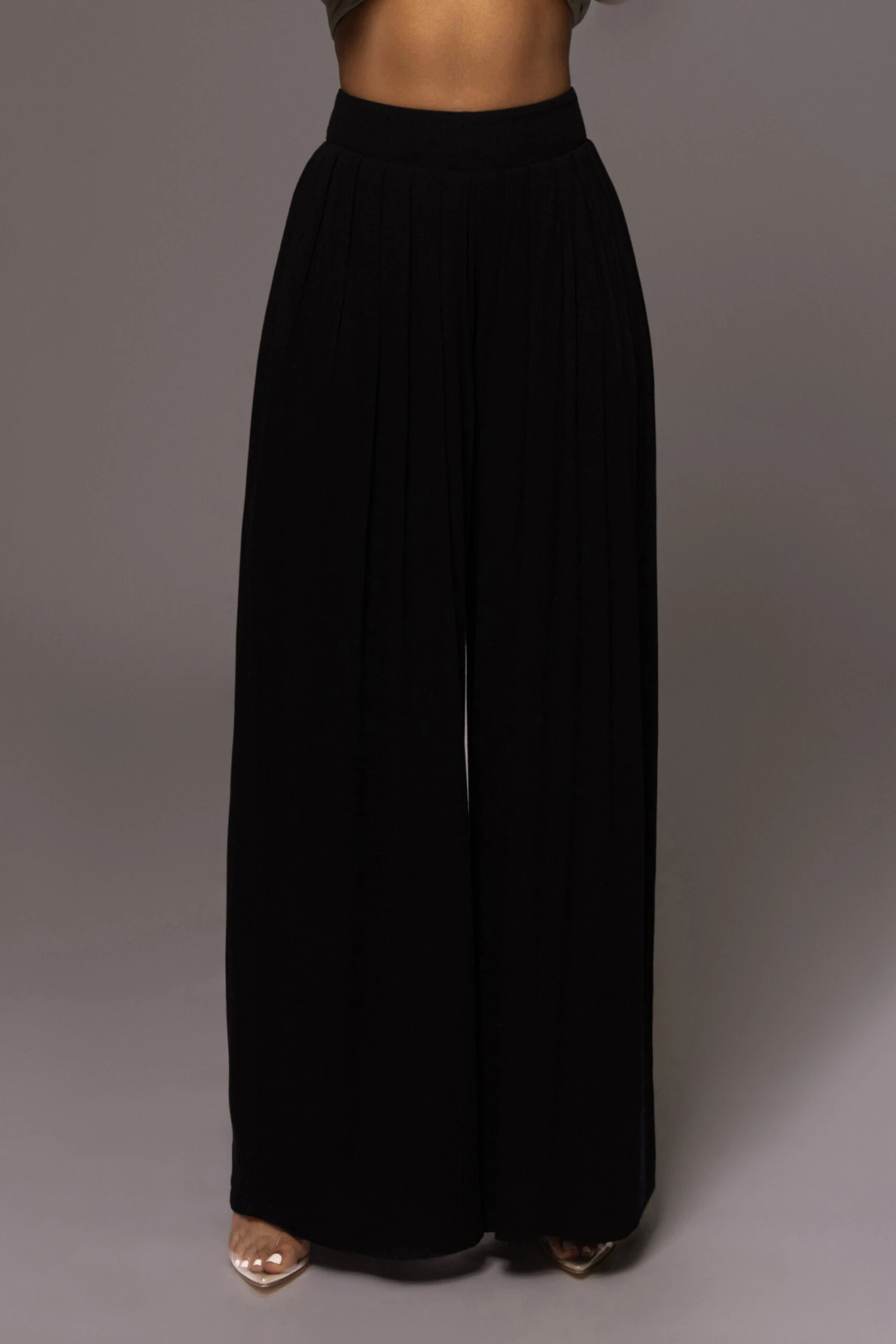 Black After Sunset Pleated Pants 2 Black After Sunset Pleated Pants - Image 2