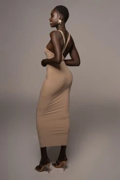 Beige Soul Searching Dress -Jluxlabel Sale Store PRODUCT MAY92022 62