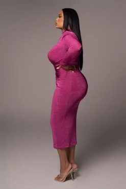 Berry Kara Mock Neck Dress 8 Berry Kara Mock Neck Dress -Jluxlabel Sale Store PRODUCT NOV162021 PLUSSIZE 163