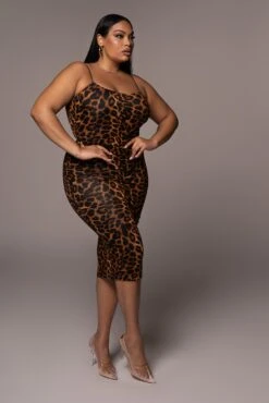 Leopard Vince Bodycon Dress -Jluxlabel Sale Store PRODUCT NOV162021 PLUSSIZE 39