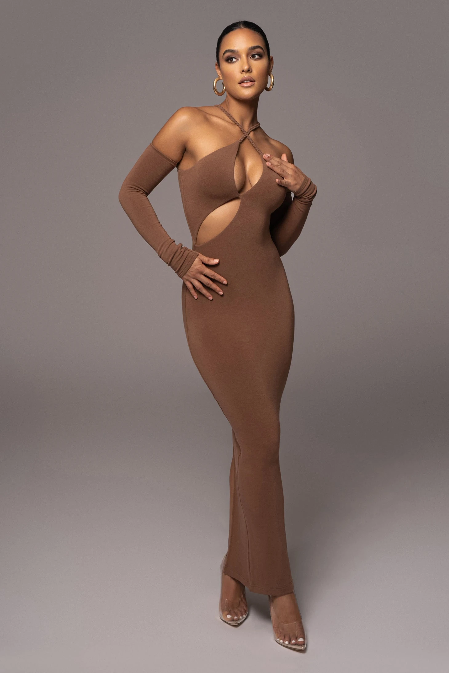 Pecan Soledad Cross Maxi Dress 9 Pecan Soledad Cross Maxi Dress - Image 9