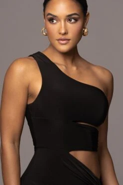 Noir One Night Only Dress -Jluxlabel Sale Store PRODUCT NOV32022 HOLIDAY 22