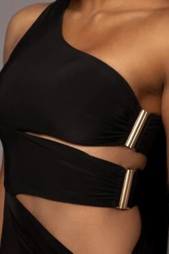 Noir One Night Only Dress -Jluxlabel Sale Store PRODUCT NOV32022 HOLIDAY 25