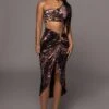 Purple/Brown Wild At Heart Skirt