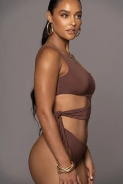 Chocolate Pull Me Closer Bodysuit -Jluxlabel Sale Store PRODUCT OCT32022 PART2 55