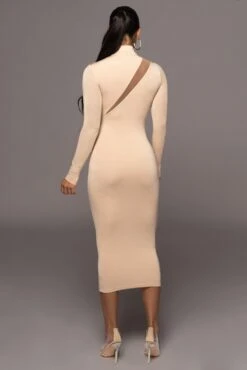 Tan Abigail Midi Dress 17 Tan Abigail Midi Dress -Jluxlabel Sale Store PRODUCT OCT32022 PART2 69