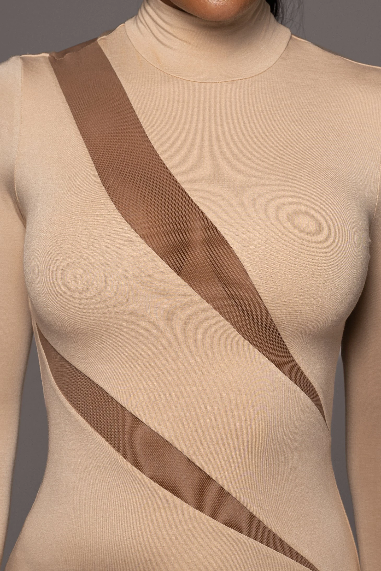 Tan Abigail Midi Dress 2 Tan Abigail Midi Dress - Image 2