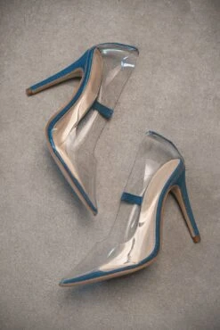 Dark Denim Walk The Line Clear Pumps 13 Dark Denim Walk The Line Clear Pumps -Jluxlabel Sale Store PRODUCT OCT7DENIM ACCESSORIES 28