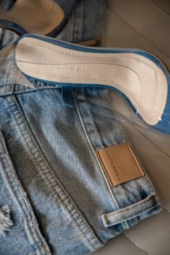 Dark Denim Walk The Line Clear Pumps 15 Dark Denim Walk The Line Clear Pumps -Jluxlabel Sale Store PRODUCT OCT7DENIM ACCESSORIES 4