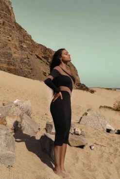 Black Eyes For You Midi Dress -Jluxlabel Sale Store SUMMER32022 27