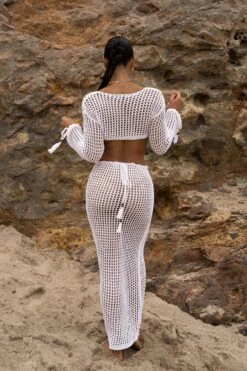 White Summer Daze Crochet Maxi Dress 35 White Summer Daze Crochet Maxi Dress -Jluxlabel Sale Store SUMMER5 PART2 21