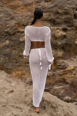 White Summer Daze Crochet Maxi Dress 37 White Summer Daze Crochet Maxi Dress -Jluxlabel Sale Store SUMMER5 PART2 22