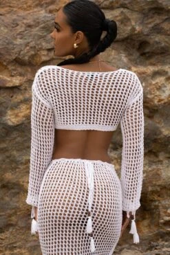 White Summer Daze Crochet Maxi Dress 36 White Summer Daze Crochet Maxi Dress -Jluxlabel Sale Store SUMMER5 PART2 23