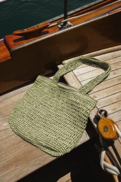 Olive Daylight Straw Bag
